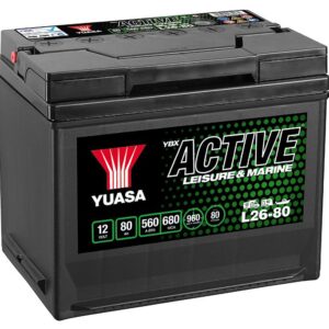 Batterie YUASA L26-80 DeepCycle 12V 80Ah +G 269 X 174 X 225