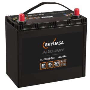 Batterie Auxiliare YUASA HJ-S46B24R AGM +G 12V 45Ah  238 X 129 X 227