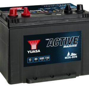 Batterie YUASA12V 80Ah 600A GR24 Marine double borne M26-80