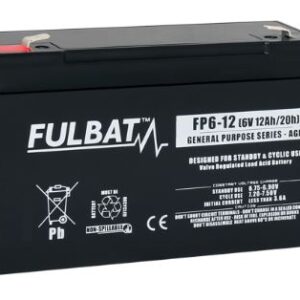 Batterie FULBAT 6V 12Ah +G plomb étanche     (10)