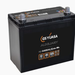 Batterie Auxililiaire YUASA HJS46B24L AGM 12V 45Ah 325A+D 238X126X227