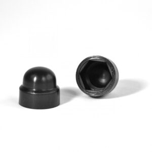 Cache borne de connexion D18mm (écrou 10mm) 30mm2 noire