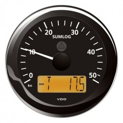 Indicateur sumlog VDO 8/32v 50nd Viewline D85mm noir (vitesse)