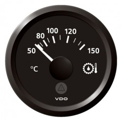 Indicateur température eau VDO 12/24v 40°/120° Viewline D52mm N