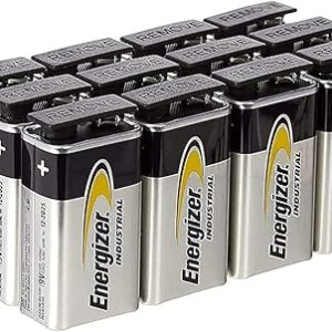 1 Pile alcaline ENERGIZER Industrial 9v (paquet de 12)