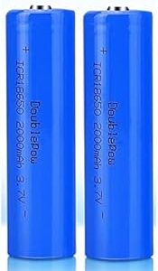 Accus lithium industriel 3,7v 2Ah 1x18650 PP