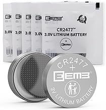 5 x mini-pile au lithium everActive CR2477