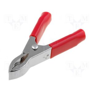 Pince de charge 120A métal rouge gm