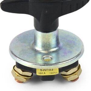Coupe-batterie SODECANS 150A noir unipolaire zinc