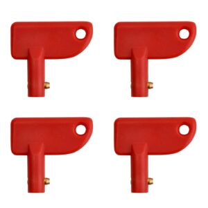 Clé amovible rouge pour Coupe-batterie 75A