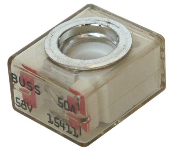 Fusible carré BLUE SEA 50A 27,8x23x16,3mm D8,3mm