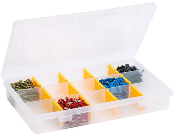 Boite d'assortiment vide pour rangement L330x250x50mm