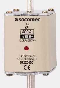 Fusible couteau T1 125A 500V GG