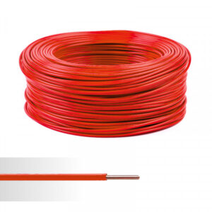 Câble souple HO7VK 1x6mm2 rouge bobine 25m