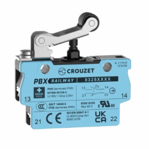 Interrupteur à limite CROUZET levier à galet 2mm boîtier plastic