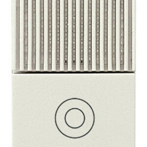Poussoir double VIMAR plana 10A 1P NO+1P NO avec symbole blanc