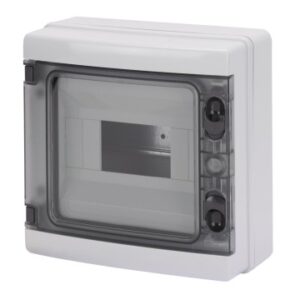 Coffret de distribution GEWISS étanche 8 modules IP65
