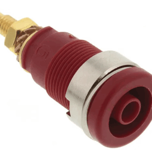 Fiche banane femelle HIRSCHMANN 4mm rouge