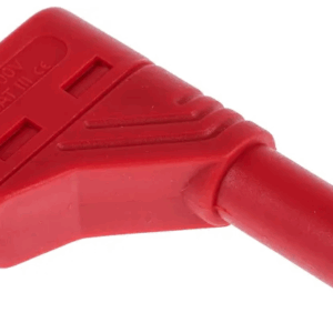Fiche banane mâle HIRSHMANN 4mm rouge