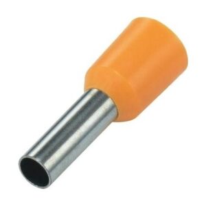 Paquet de 10 embouts de câblage double 2x4mm2 orange