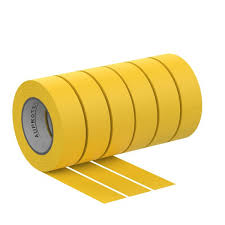 Ruban adhésif jaune 15mm L10m