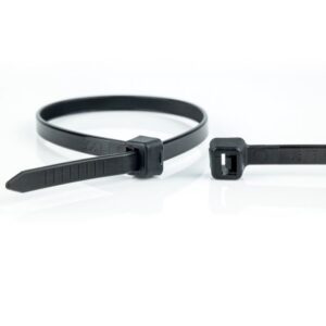 Paquet de colliers rilsans 4,8x300mm noir (100pcs)