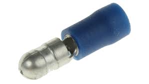 Cosse thermo cylindrique mâle Ø5 bleue (1.5 à 2.5mm2)