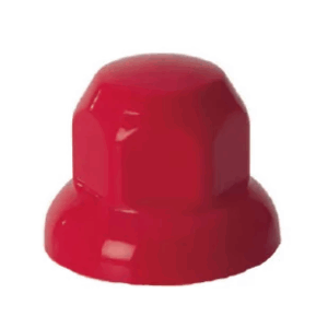 Cache borne de connexion D23mm (écrou 12mm) 50mm2 rouge
