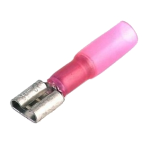 Boite de 100 cosses clips femelle 6.3mm laiton (1 à 2.5mm2)