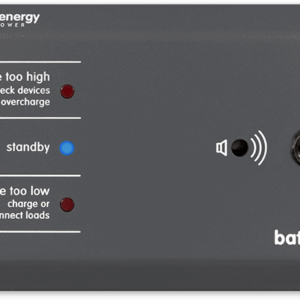 Tableau de signalisation VICTRON GX  alarme tension de batterie