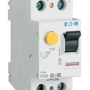 Disjoncteur différentiel EATON 2P 63A 30mA courbe AC