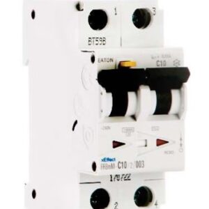 Disjoncteur différentiel EATON PKNM 2P 10A 30mA courbe AC