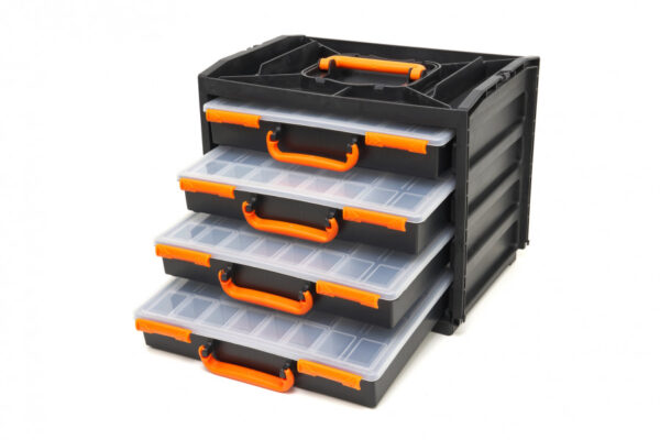 Boite d'assortiment vide pour rangement L355x234x48mm
