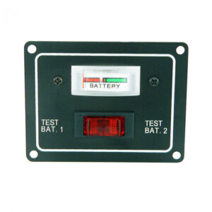Tableau charge digital 2 batteries BWS 12/24v 1 inter noir