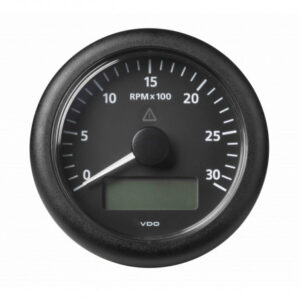 Compte-tours VDO 12/24v 3000t/mn Viewline D85mm noir