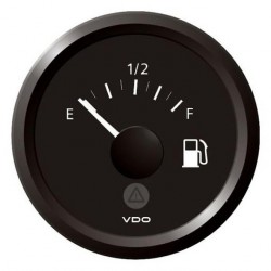 Indicateur carburant inverse VDO 12/24v (levier) Viewline Noir