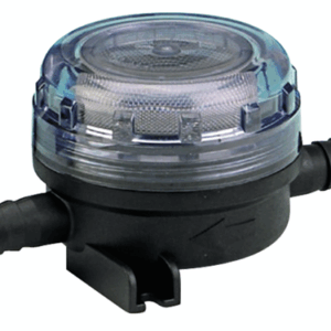 Filtre en ligne JABSCO entrée annelé D13mm sortie emboîtée