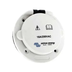 Socle mâle VICTRON RATIO 16A 250v 2P+T plastique SHORE POWER