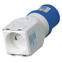 Adaptateur bloc mobile Gewiss 16A 220v 2P+T