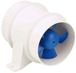 Blower RULE 240 12v 6.8m3/mn montage en ligne D.102mm