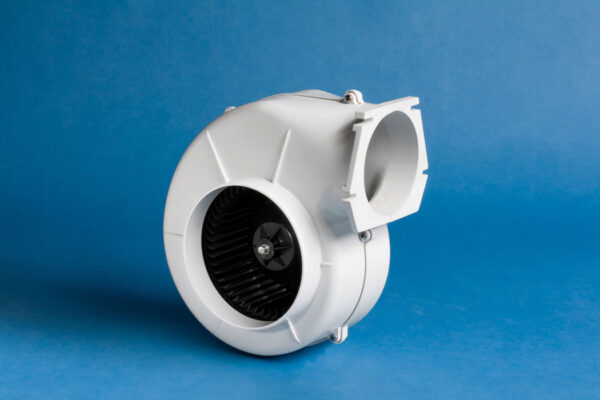 Blower MATROMARINE 12v 4,6m3/mn montage sur cloison blanc