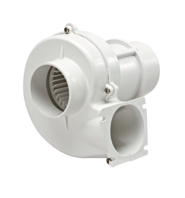 Blower MATROMARINE 12v 9,1m3/mn montage sur cloison blanc