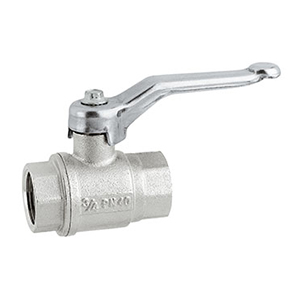 Vanne 1/4 de tour 2 voies femelle / femelle 1 1/2 en inox