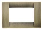 Plaque VIMAR classica 3M mét. antique