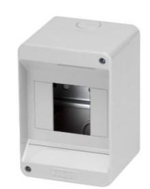 Coffret de distribution GEWISS 4 modules sans porte IP40