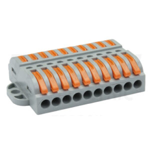 Bornier de raccordement électrique 10 contacts 20A