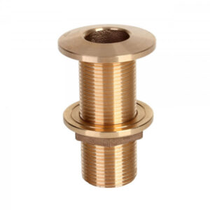 Passe-coque plat 3/4 en bronze