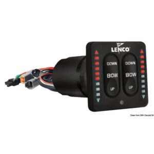 Tableau de contrôle LENCO 12/24V kit p. vérin double