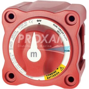 Coupe batterie BLUE SEA M-DUAL BS-6011 version rouge