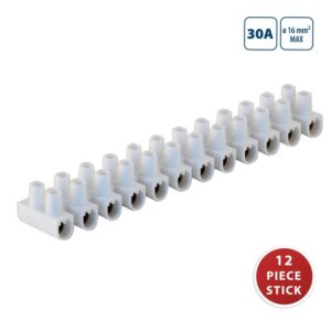 Barrette de connexion 12 plots max 30A